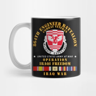 864th Eng Bn - Iraqi Freedom Veteran w IRAQ SVC Mug